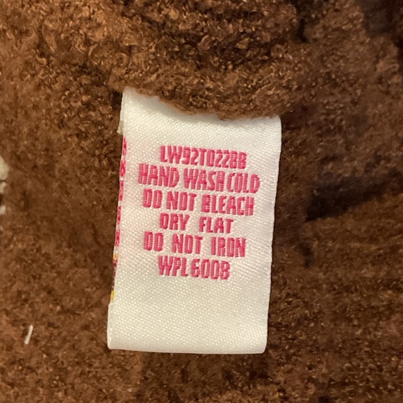 Panhandle Southwestern Brown & Blue Patterned Full Zip Sweater. Size Large - Picture 7 of 8